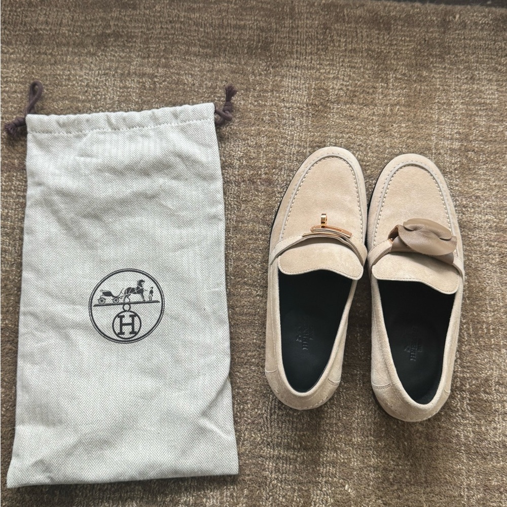 Hermes 36 Destin Kelly loafers